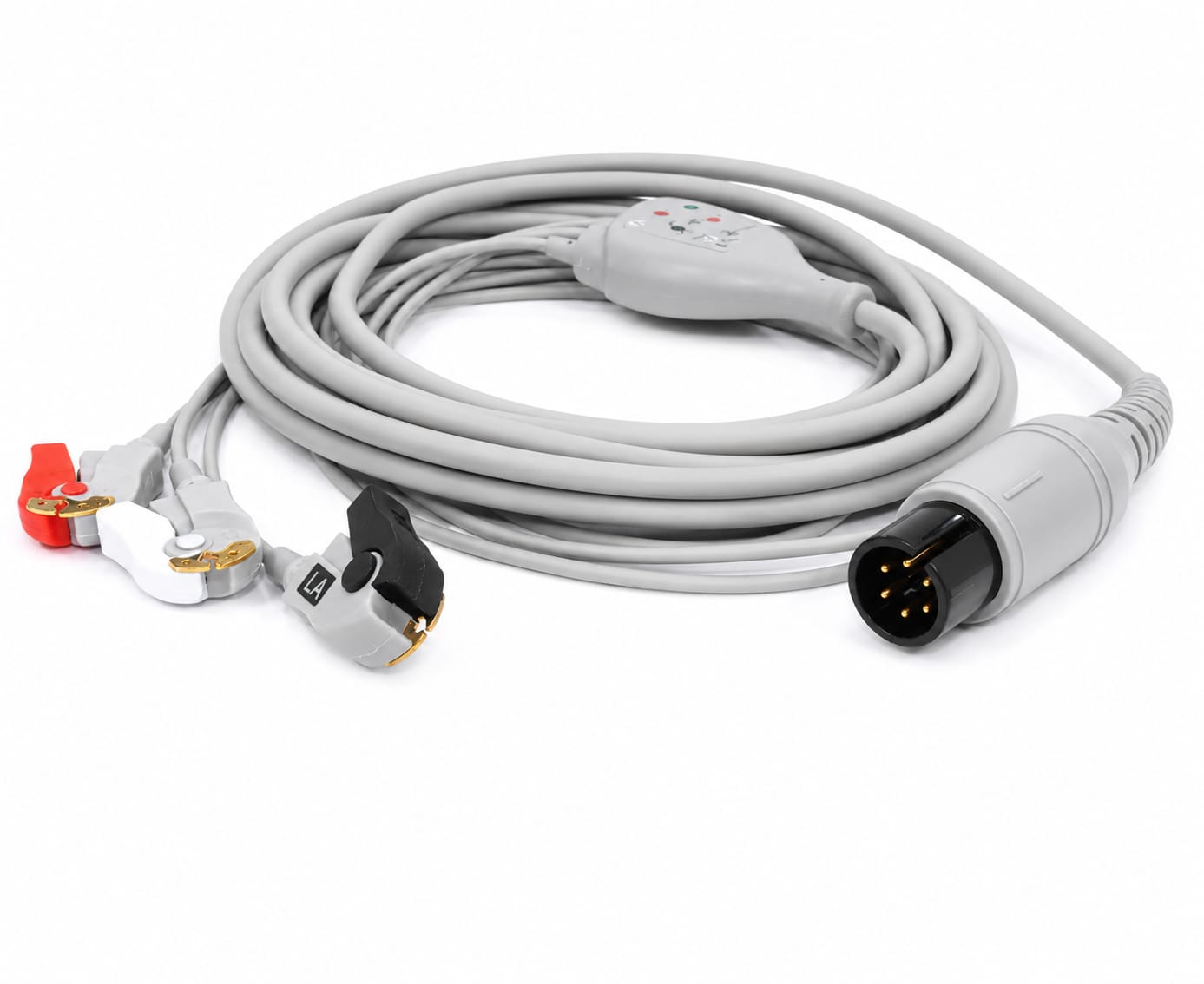 Cable ECG de Conexión Directa Compatible con AAMI