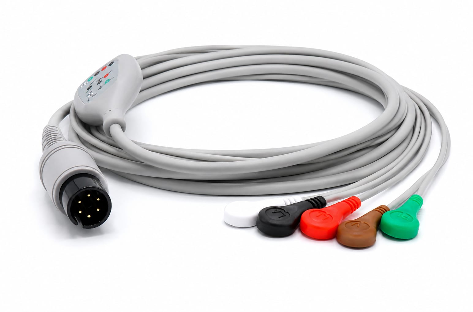 Cable ECG de Conexión Directa Compatible con AAMI